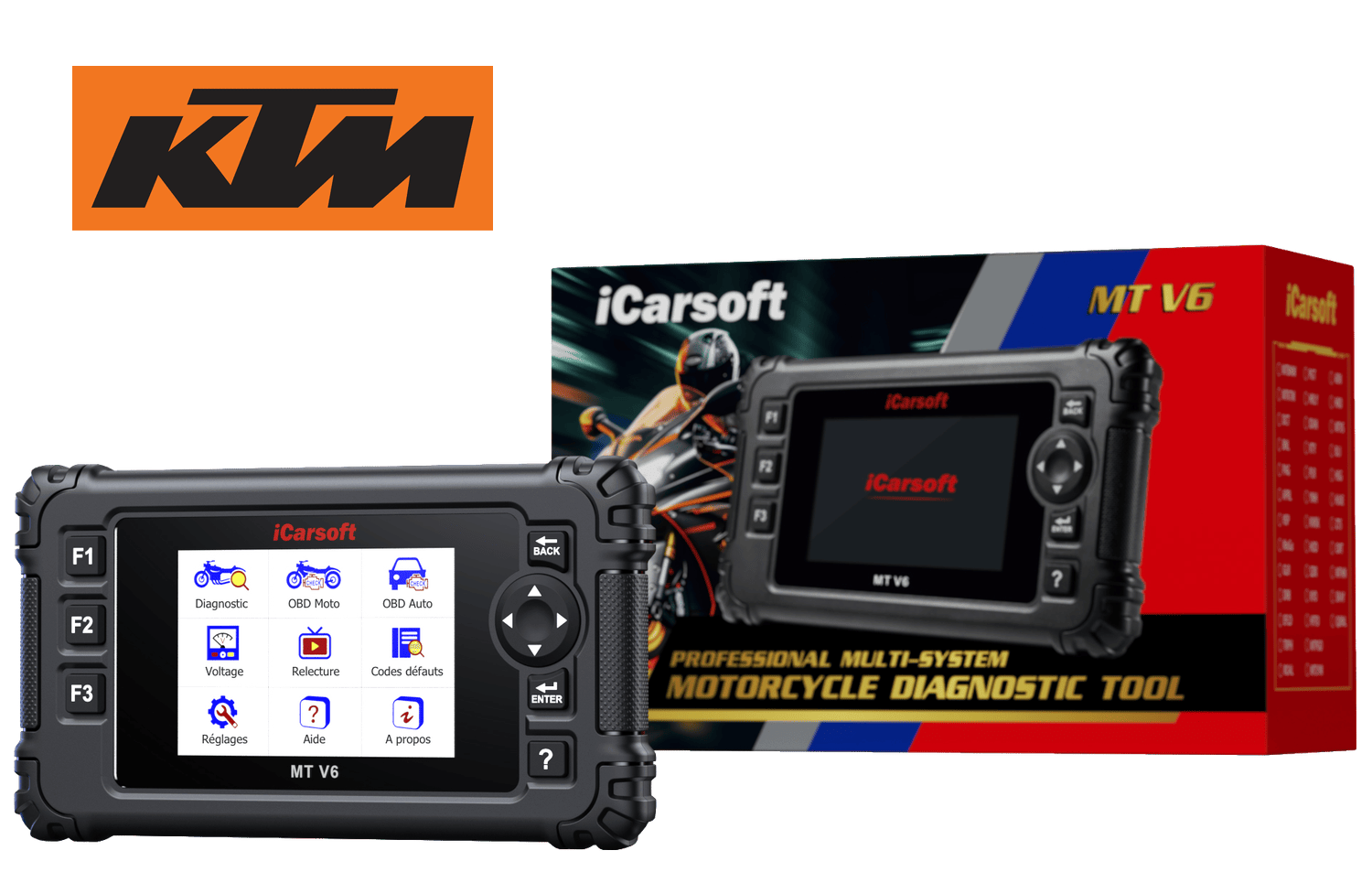 valises compatibles avec KTM